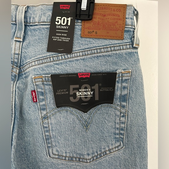 Levi’s Premium 501 High Rise Skinny Jeans - Picture 4 of 8